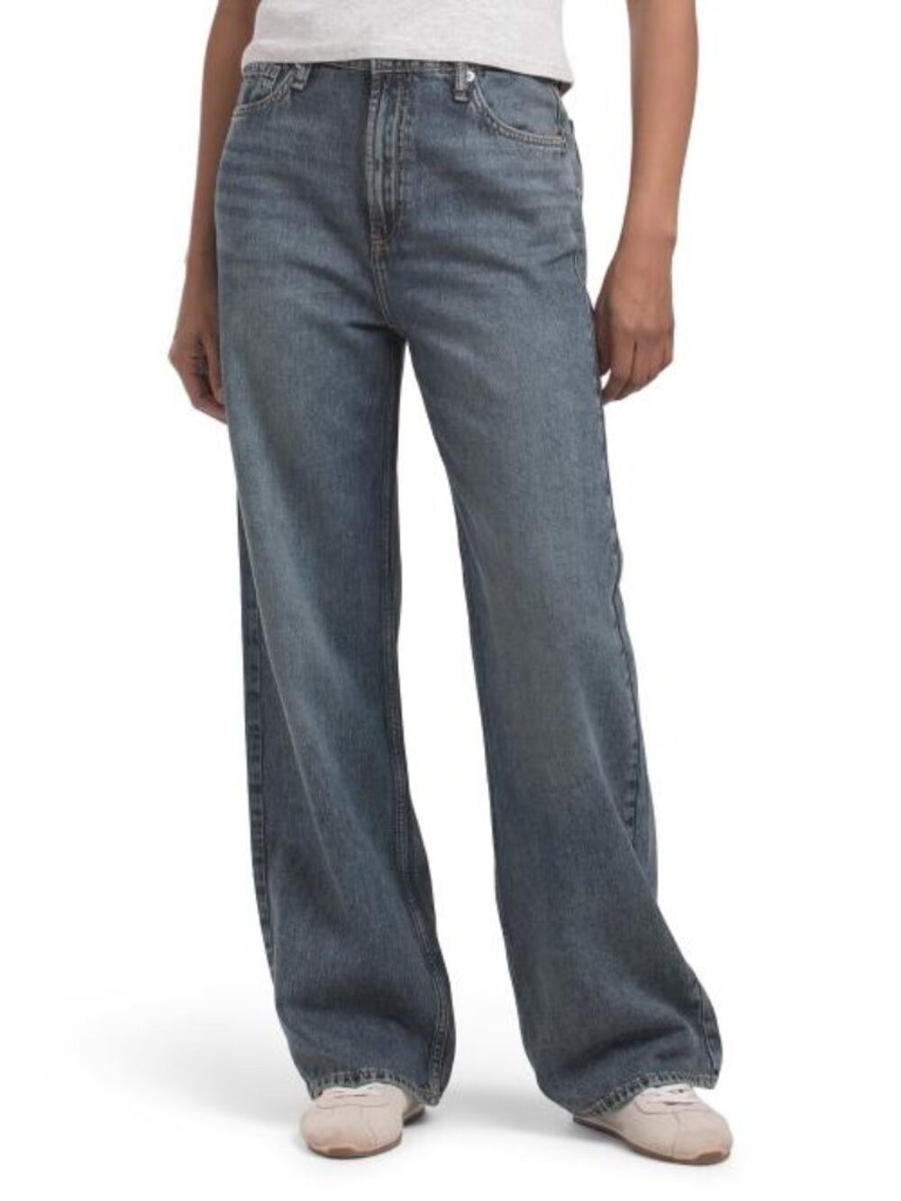 RAG & BONE Lori High Rise Wide Leg Jeans